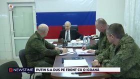 Putin s-a dus pe front cu o icoană